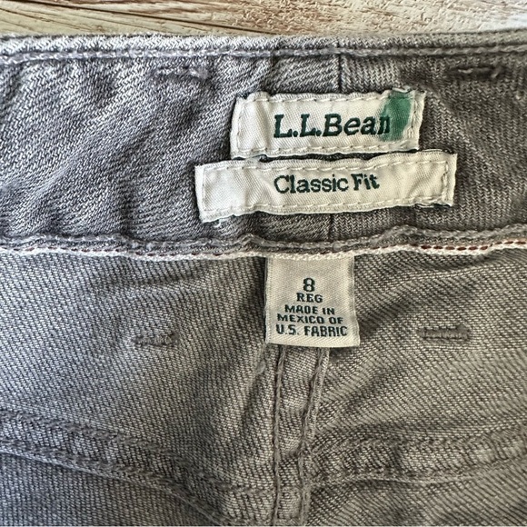 L.L. Bean Women’s 1912 Jeans | Classic Fit | Gray Wash | size 8 - Picture 11 of 13